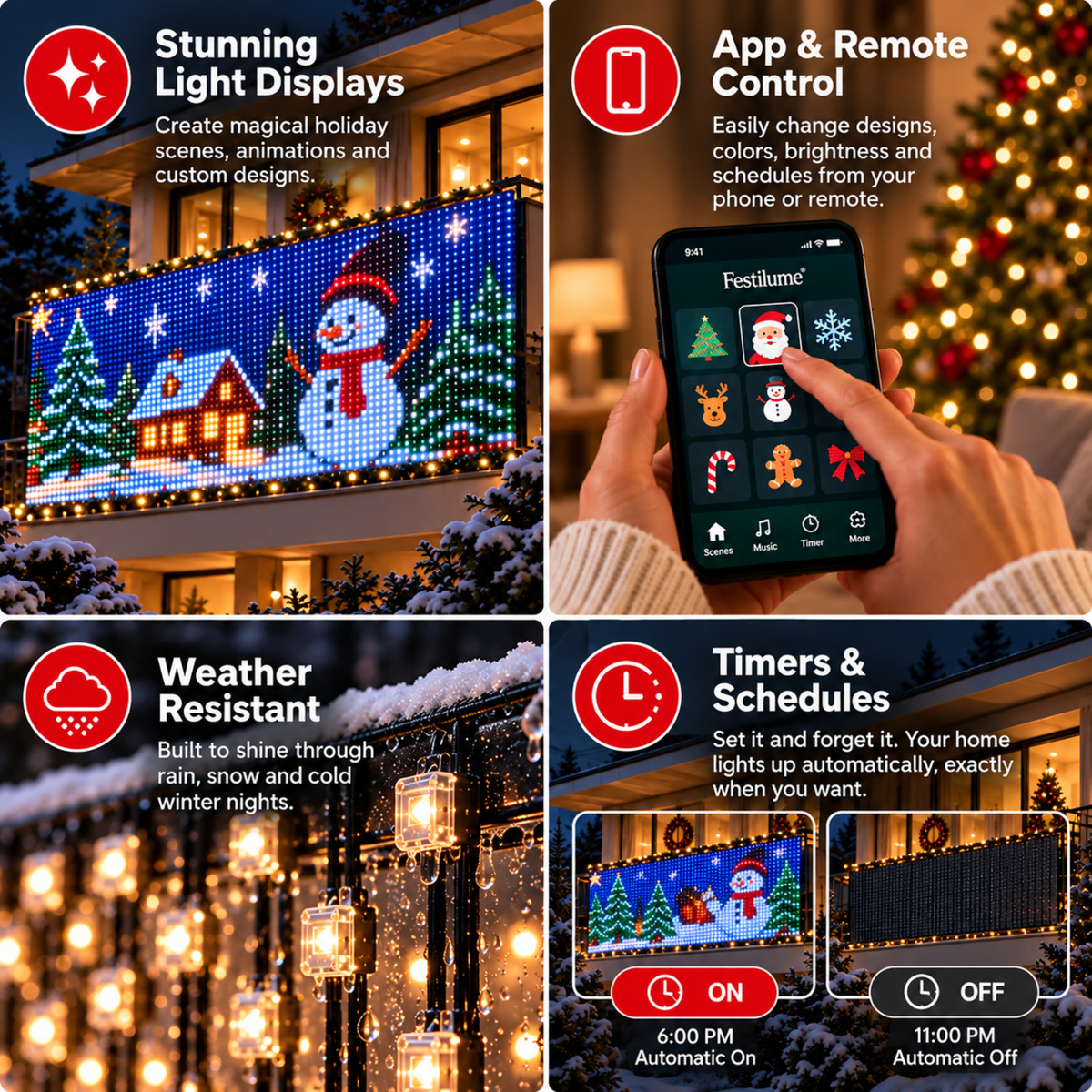 Smart Animated Christmas Lights